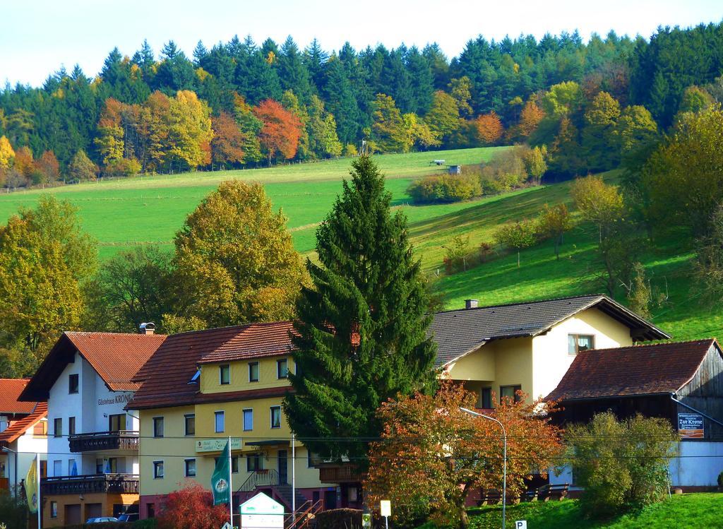Hotel Gasthof Zur Krone Oberzent Extérieur photo